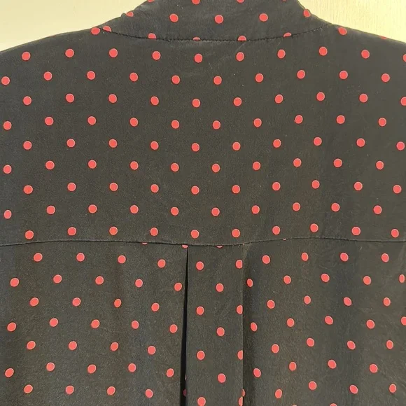 Veronica Beard Linley Tie Neck Long Sleeve Mini Dress Tunic Long Top Size 4 - Picture 14 of 17